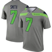 Men's Geno Smith Seattle Seahawks Legend Steel Inverted Jersey