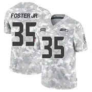 Arctic Camo Men's Montorie Foster Jr. Seattle Seahawks Limited 2024 Salute to Service Jersey