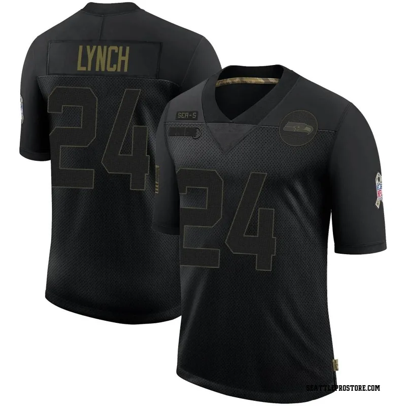 marshawn lynch seahawks jersey grey