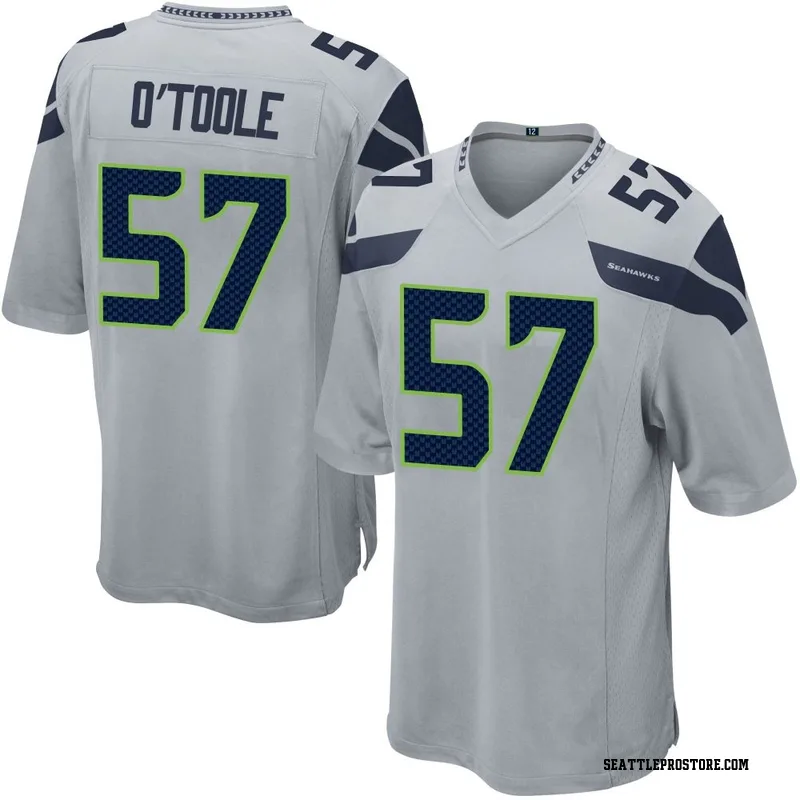Gray Men's Connor O'Toole Seattle Seahawks Game Alternate Jersey