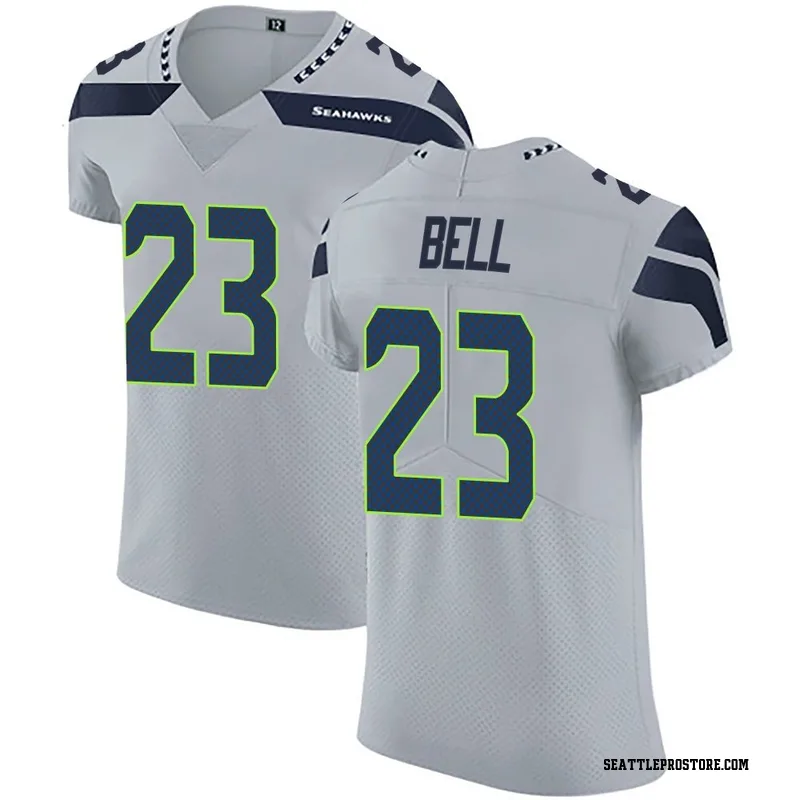 Gray Men's D'Anthony Bell Seattle Seahawks Elite Alternate Vapor Untouchable Jersey