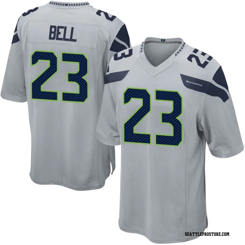 Gray Men's D'Anthony Bell Seattle Seahawks Game Alternate Jersey
