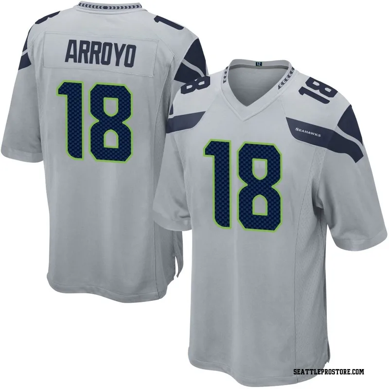Gray Men's Elijah Arroyo Seattle Seahawks Game Alternate Jersey