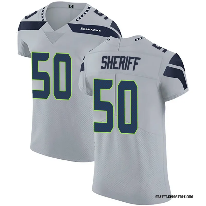 Gray Men's Jamie Sheriff Seattle Seahawks Elite Alternate Vapor Untouchable Jersey
