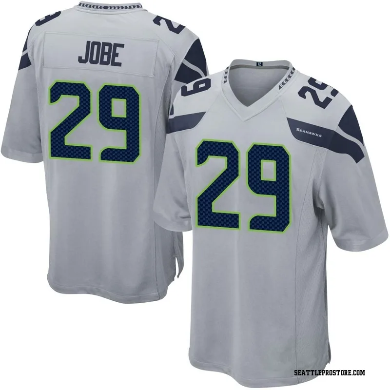 Gray Men's Josh Jobe Seattle Seahawks Game Alternate Jersey