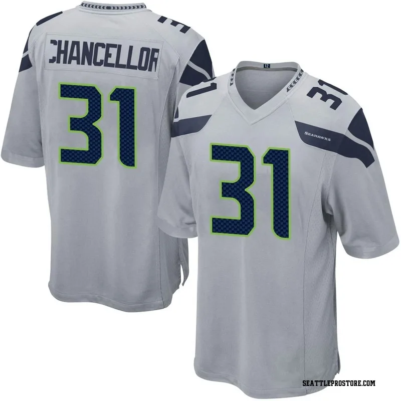 Gray Men's Kam Chancellor Seattle Seahawks Game Alternate Jersey