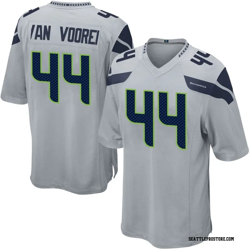 Gray Men's Mitch Van Vooren Seattle Seahawks Game Alternate Jersey