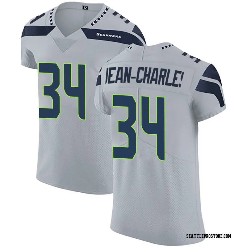Gray Men's Shemar Jean-Charles Seattle Seahawks Elite Alternate Vapor Untouchable Jersey