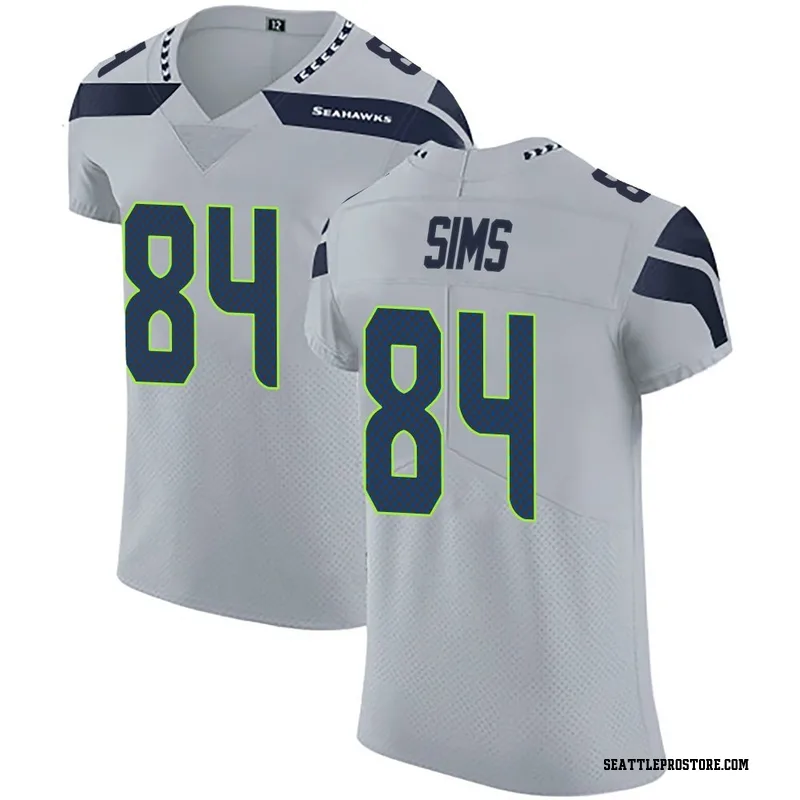 Gray Men's Steven Sims Seattle Seahawks Elite Alternate Vapor Untouchable Jersey
