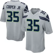 Gray Youth Bump Cooper Jr. Seattle Seahawks Game Alternate Jersey