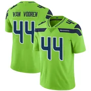 Green Men's Mitch Van Vooren Seattle Seahawks Limited Color Rush Neon Jersey