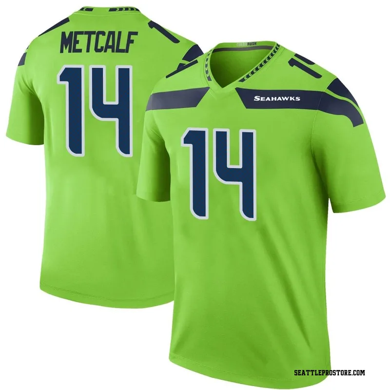 Green Youth DK Metcalf Seattle Seahawks Legend Color Rush