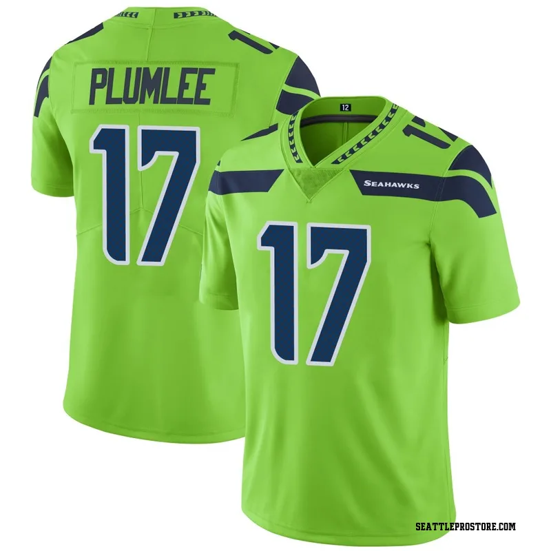 Green Youth John Rhys Plumlee Seattle Seahawks Limited Color Rush Neon Jersey