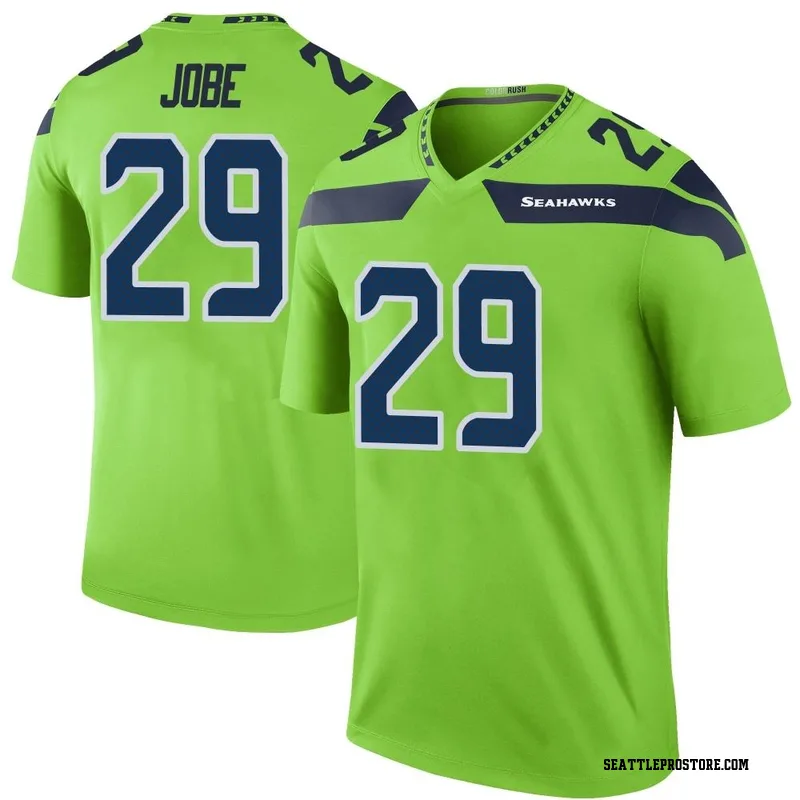 Green Youth Josh Jobe Seattle Seahawks Legend Color Rush Neon Jersey