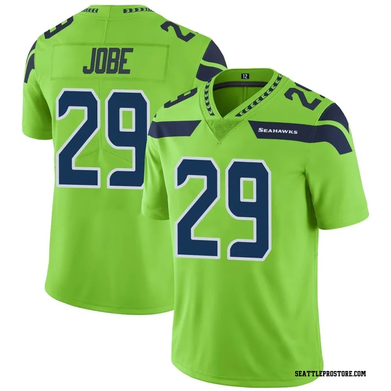 Green Youth Josh Jobe Seattle Seahawks Limited Color Rush Neon Jersey