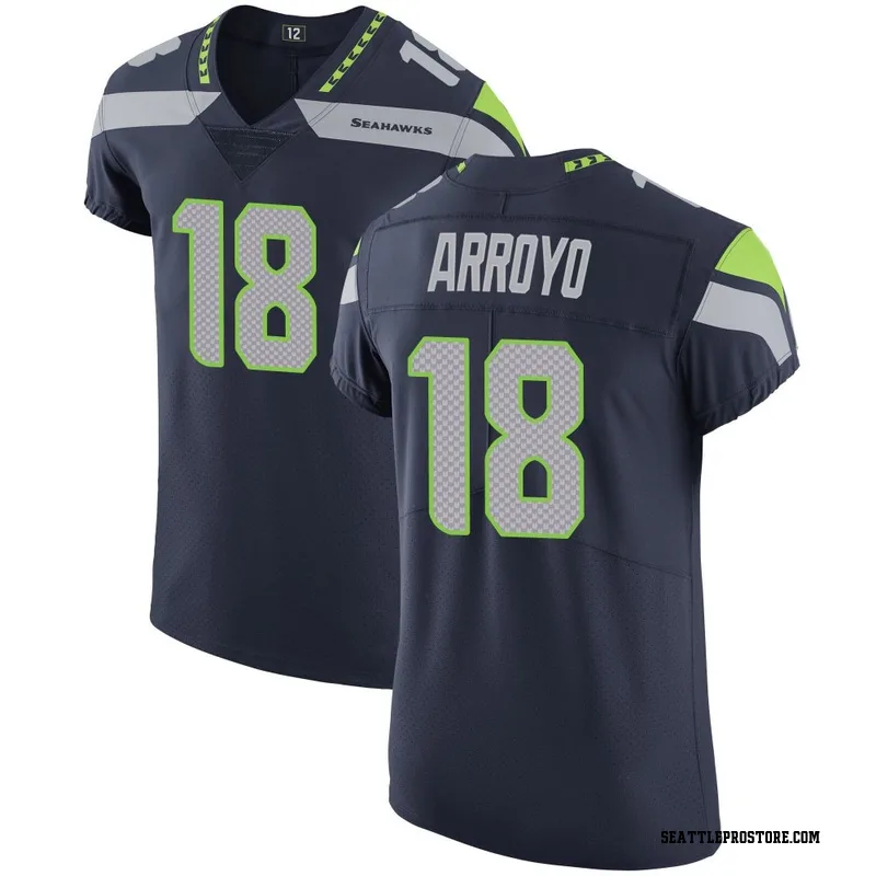 Navy Men's Elijah Arroyo Seattle Seahawks Elite Team Color Vapor Untouchable Jersey