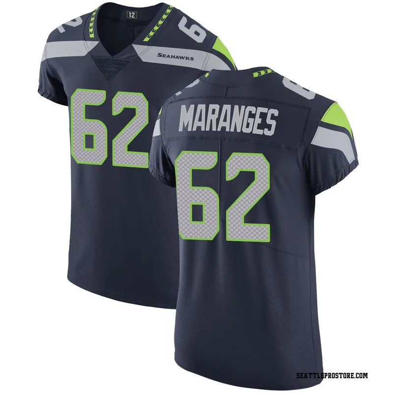 Navy Men's Federico Maranges Seattle Seahawks Elite Team Color Vapor Untouchable Jersey