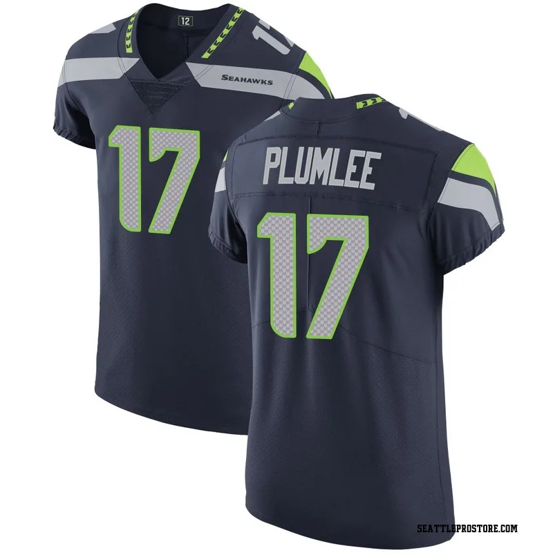 Navy Men's John Rhys Plumlee Seattle Seahawks Elite Team Color Vapor Untouchable Jersey