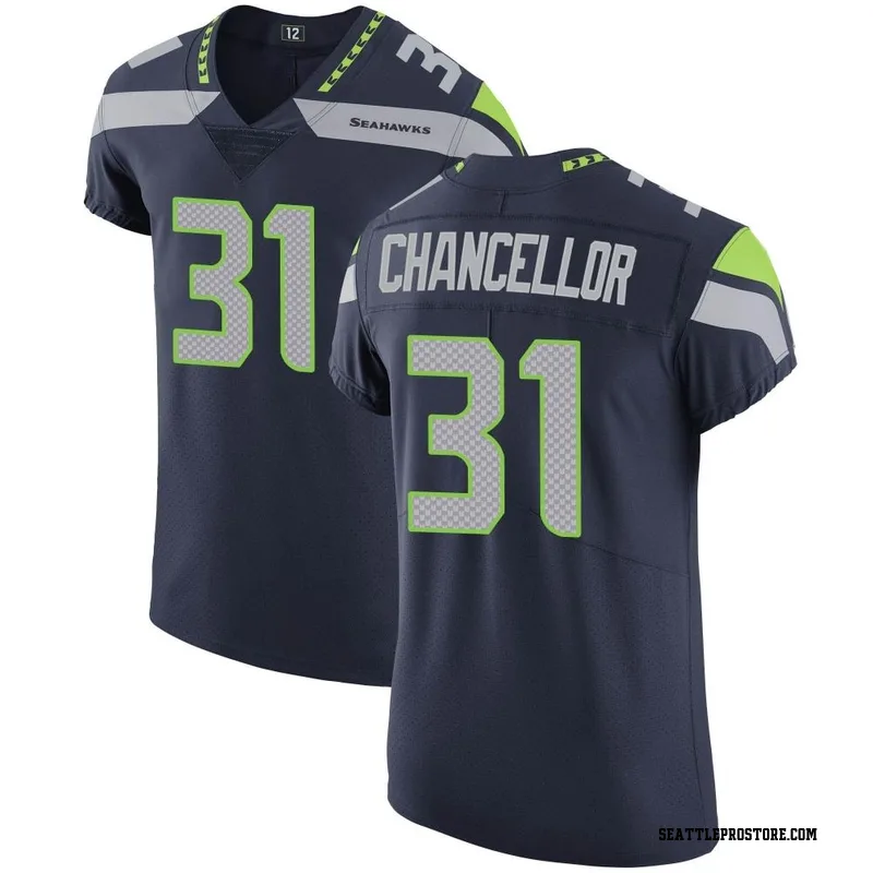 Navy Men's Kam Chancellor Seattle Seahawks Elite Team Color Vapor Untouchable Jersey