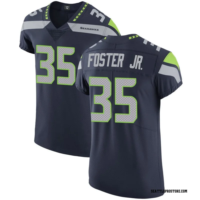 Navy Men's Montorie Foster Jr. Seattle Seahawks Elite Team Color Vapor Untouchable Jersey