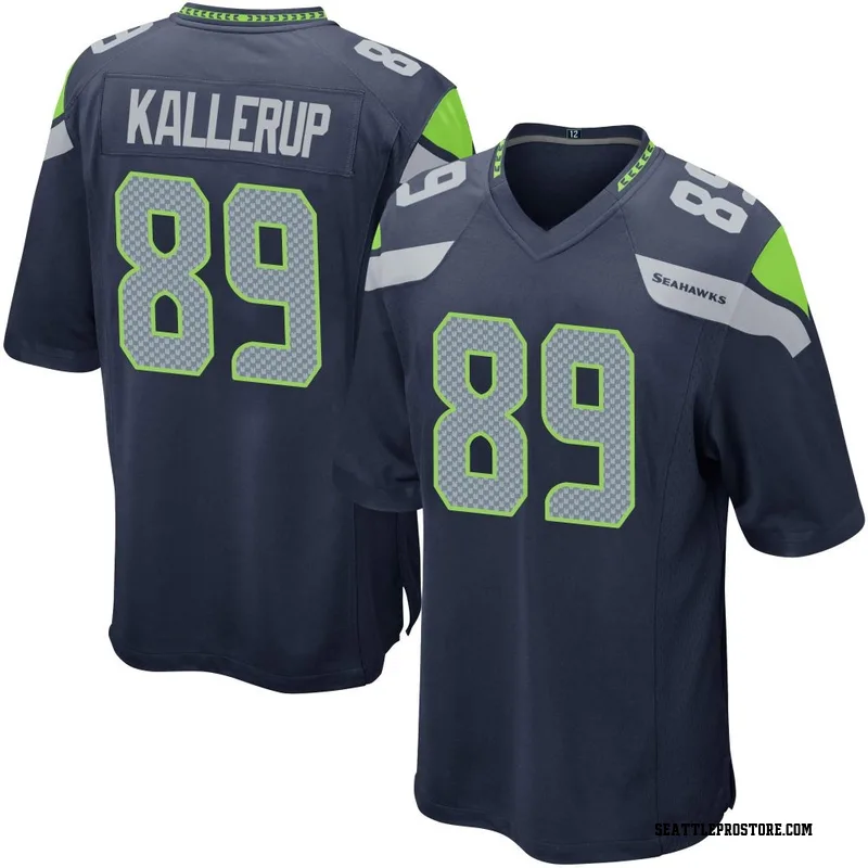Navy Men's Nick Kallerup Seattle Seahawks Game Team Color Jersey