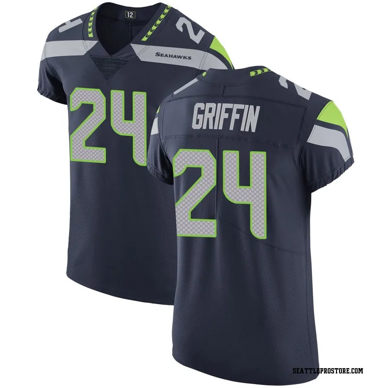 Navy Men's Shaquill Griffin Seattle Seahawks Elite Team Color Vapor Untouchable Jersey