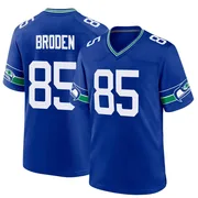 Royal Youth Tyrone Broden Seattle Seahawks Game Throwback Jersey