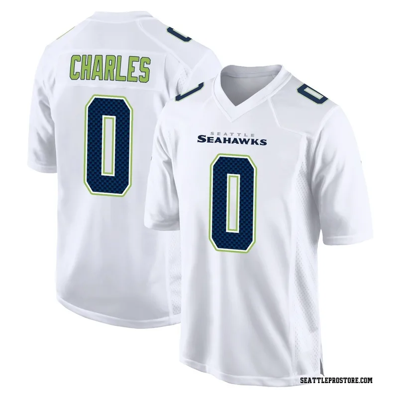 White Men's Irvin Charles Seattle Seahawks Game Tundra Fashion Jersey
