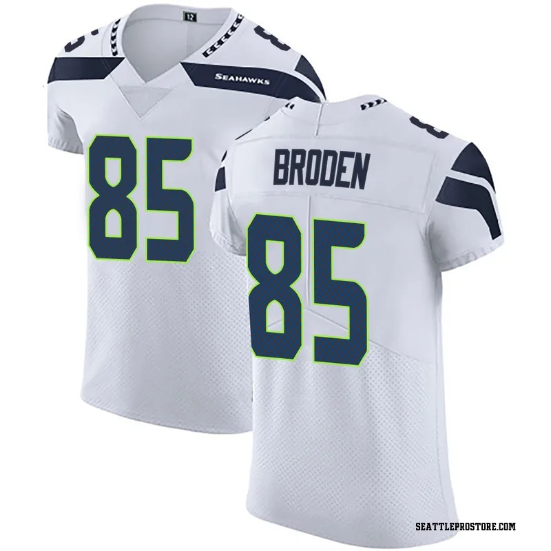 White Men's Tyrone Broden Seattle Seahawks Elite Vapor Untouchable Jersey