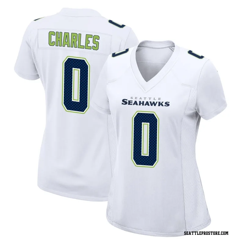 White Women's Irvin Charles Seattle Seahawks Game Tundra Fashion Jersey